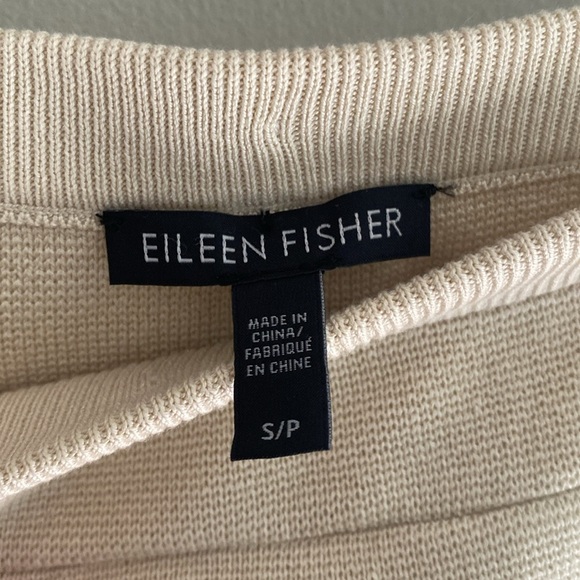 Eileen Fisher cream pencil skirt size small petite - Picture 2 of 4